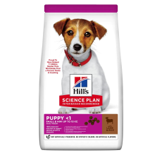 Hill's Science Plan Small & Mini Puppy Food with Lamb & Rice - 1.5kg