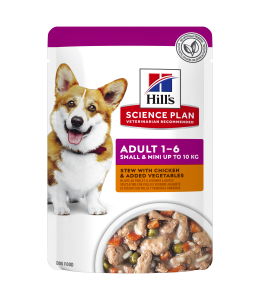 Hill's SCIENCE PLAN Stew for Small & Mini Adult Dogs with Chicken & Added Vegetables - 80g