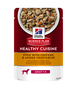 Hill's SCIENCE PLAN HEALTHY CUISINE Stew for Adult Dogs with Chicken & Added Vegetables - 90g