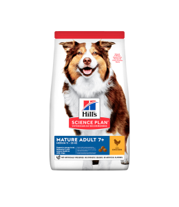Hill's Science Plan Medium Mature Adult 7+ Dog Food with Chicken - 14kg