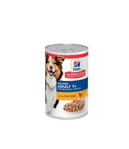 Hill's Science Plan Mature Adult 7+ Dog Food with Chicken - 370g
