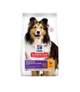 Hill's Science Plan Sensitive Stomach & Skin Medium Adult Dog Food with Chicken - 14kg