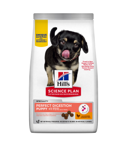 Hill's Science Plan PERFECT DIGESTION MEDIUM PUPPY DRY FOOD with CHICKEN AND BROWN RICE - 2.5kg