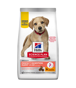 Hill's Science Plan PERFECT DIGESTION LARGE BREED PUPPY DRY FOOD with CHICKEN AND BROWN RICE - 2.5kg