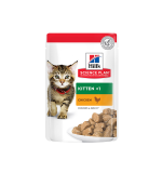 Hill's Science Plan Tender Chunks in Gravy Kitten Chicken Pouches - 85g