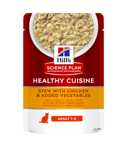 Hill’s SCIENCE PLAN HEALTHY CUISINE Adult Cat Stew with Chicken & Added Vegetables - 80g