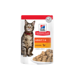 Hill's Science Plan Adult Wet Cat Food Chicken Pouches - 85g