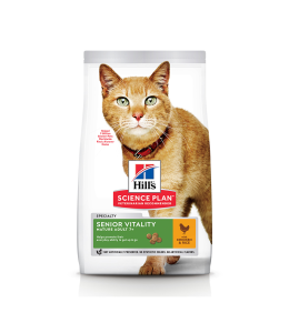 Hill's Science Plan Senior Vitality Adult 7+ Cat Food with Chicken & Rice - 1.5kg