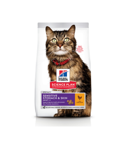 Hill's Science Plan Sensitive Stomach & Skin Adult Cat Food with Chicken - 1.5kg