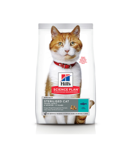 Hill's Science Plan Sterilised Adult Cat Food with Tuna - 1.5kg