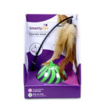 SmartyKat Feather Whirl Electronic Motion Ball Cat Toy