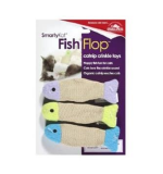 SmartyKat Fish Flop Set of 3 Crinkle Catnip Toys