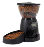 Petmate Aspen Pet Automatic Lebistro Feeder 18 Cup / 5Lb Black