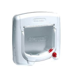 PetSafe Infra Red 4 Way Locking Deluxe Cat Flap - White