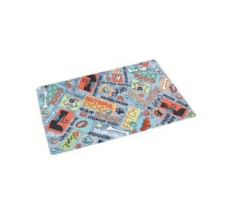 Drymate Dog Bowl Place Mat Cool Dog Grey 16x28cm