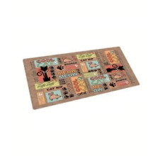 Drymate Cat Place Mat Cool Cat Brown 12x20cm
