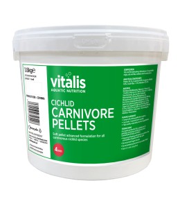 Vitalis Cichlid Carnivore Pellets 4mm 1.8kg