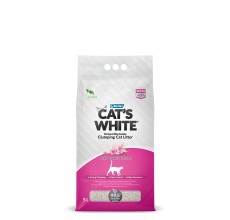 Cats White 5L Baby Powder Clumping Cat Litter