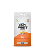 Cats White 5L Orange Clumping Cat Litter