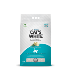 Cats White 10L Marsilla Soap Clumping Cat Litter