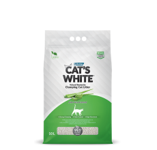 Cats White 10L Aloe Vera Clumping Cat Litter