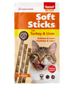 Sanal Cat Soft Sticks Turkey & Liver