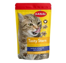 Sanal Cat Tasty Stars Poultry 40G