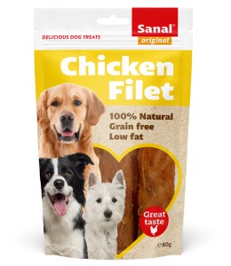 Sanal Dog Chicken Filet 80G