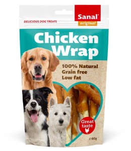 Sanal Dog Chicken Wrap 80G