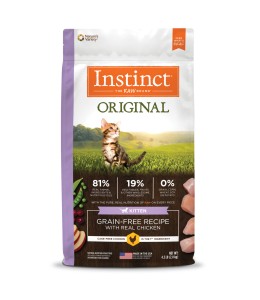 Instinct Original Grain Free Chicken Dry Kitten Food (4.5lbs)