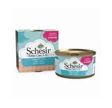 Schesir Kitten Mousse 3-12 Tuna Wet Food 85g can