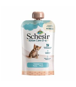 Schesir Kitten Cream 0-6 Tuna Wet Food 150g Pouch