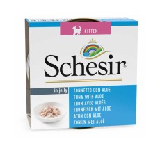 Schesir Cat Wet Food Can-Kitten Tuna With Aloe 85g can