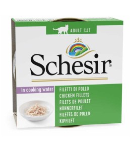 Schesir Cat Wet Food Chicken Fillets Natural Style 85g can