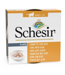 Schesir Cat Wet Food Tuna With Aloe 85g can