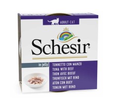 Schesir Cat Wet Food Tuna With Beef Fillets 140g can