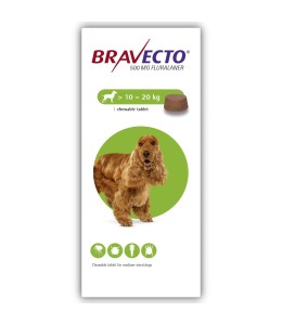 Bravecto for Dogs 10 - 20 kg Tablet 500mg