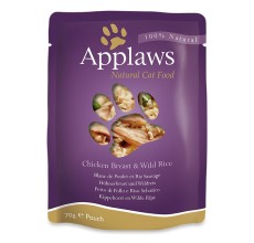 Applaws Cat Chicken with Rice 70g Pouch