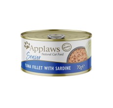 Applaws Cat Senior Tuna with Sardines 70g Tin
