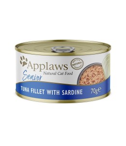 Applaws Cat Senior Tuna with Sardines 70g Tin