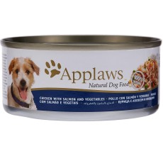 Applaws Dog Chicken Salmon 156g Tin