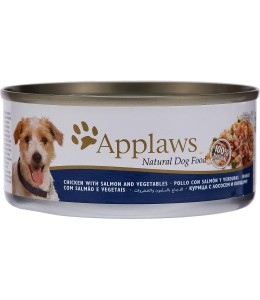 Applaws Dog Chicken Salmon 156g Tin