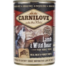 Carnilove Lamb & Wild Boar for Adult Dogs (Wet Food Cans) 400g