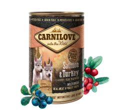 Carnilove Salmon & Turkey for Puppies (Wet Food Cans) 400g