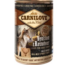 Carnilove Venison & Reindeer for Adult Dogs (Wet Food Cans) 400g