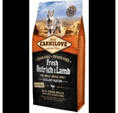 Carnilove Fresh Ostrich & Lamb for Small Breed Adult Dogs 6kg
