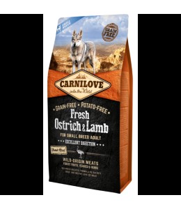 Carnilove Fresh Ostrich & Lamb for Small Breed Adult Dogs 6kg