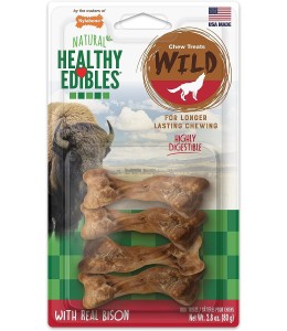 Nylabone Healthy Edibles Wild Bison 4 count Small