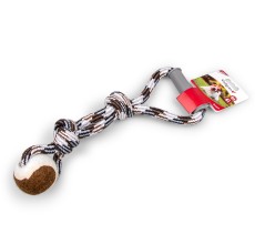 Vadigran Cotton rope+plastic handle + tennisball brown190g