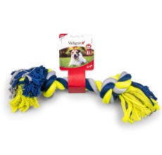 Vadigran Cotton rope 2 knots blue-yellow 270g 36cm